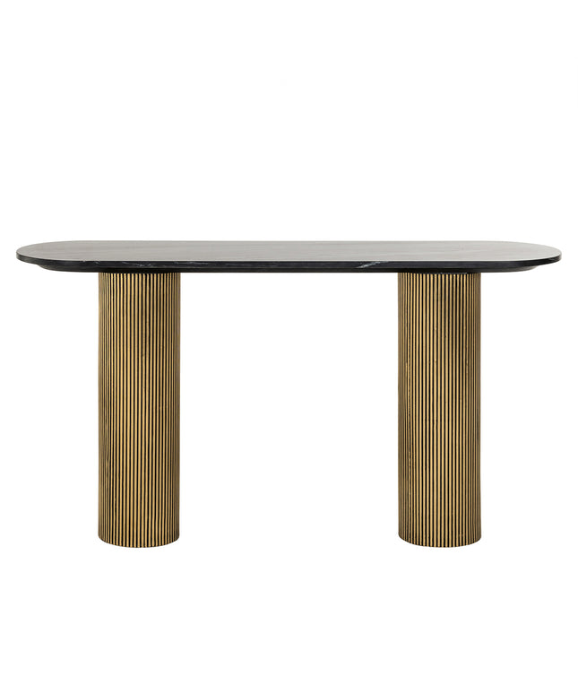 Wandtafel Dayton (Black/gold)