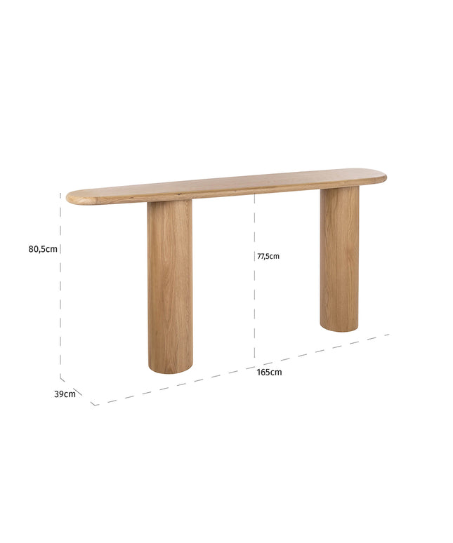 Wandtafel Oakley (Natural oak)