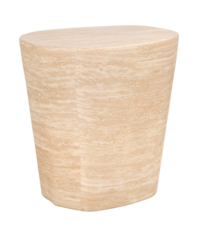 Bijzettafel Fictus Travertine faux (Beige)