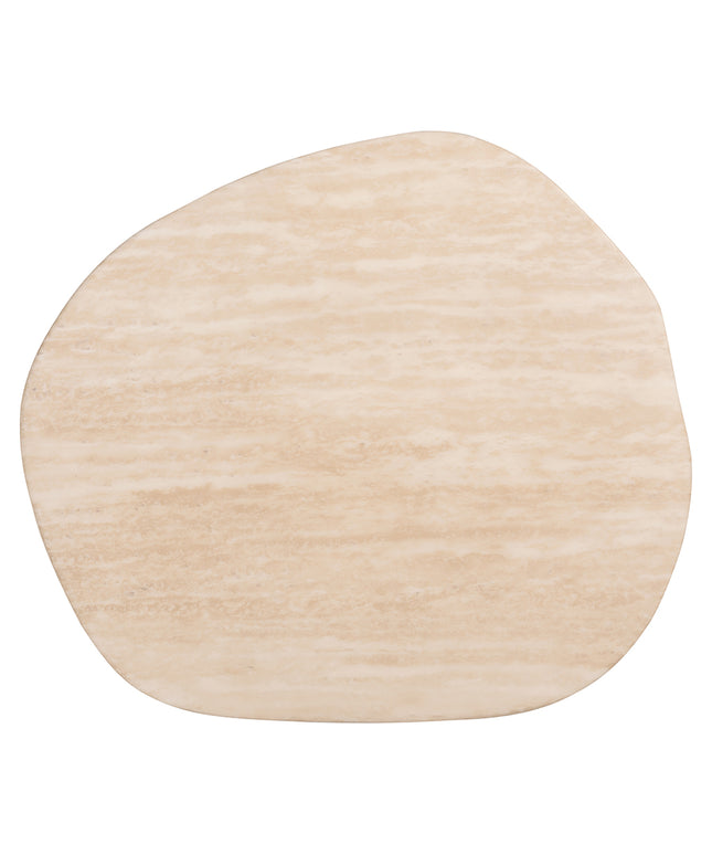 Bijzettafel Fictus Travertine faux (Beige)