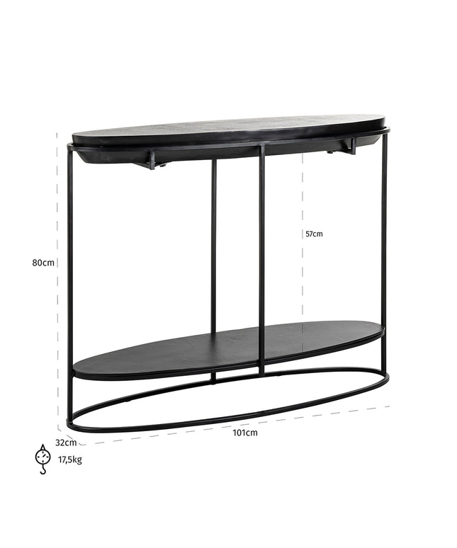 Wandtafel Calesta (Black)
