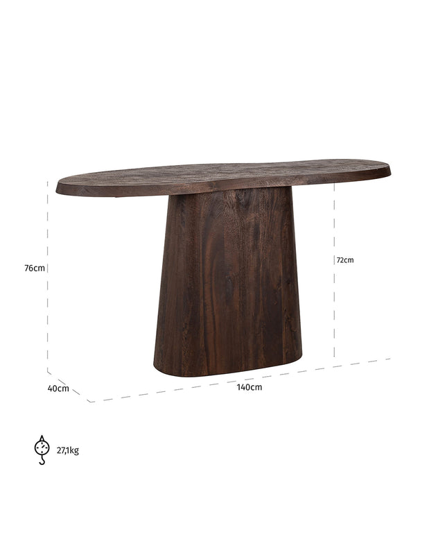 Wandtafel Odile (Dark brown)