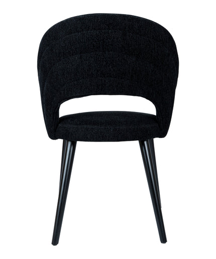 Abierto Black 102200 nanci fabric dining chair