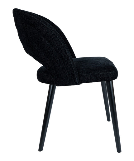 Abierto Black 102200 nanci fabric dining chair
