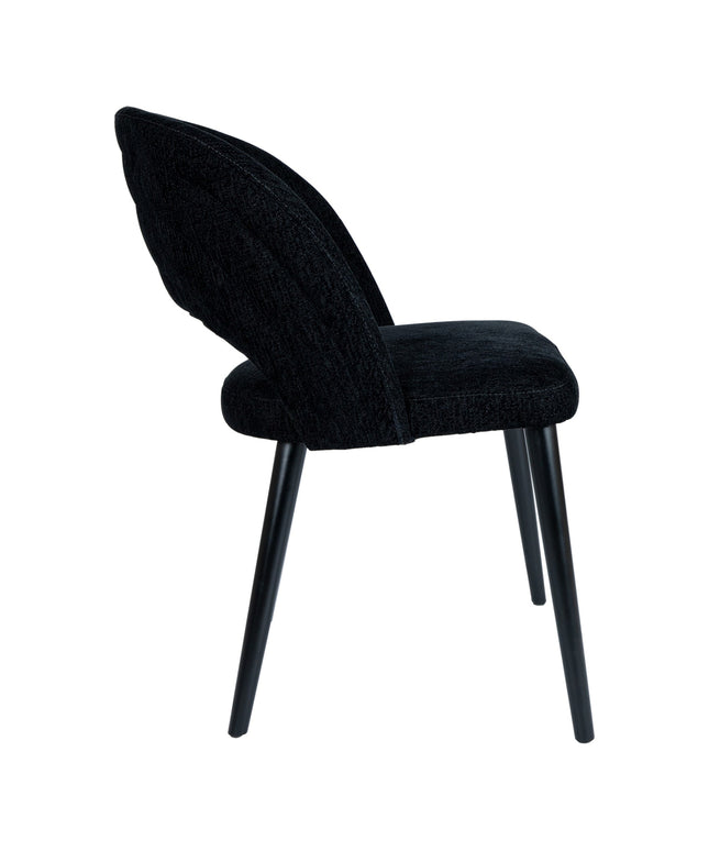 Abierto Black 102200 nanci fabric dining chair