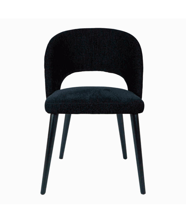 Abierto Black 102200 nanci fabric dining chair