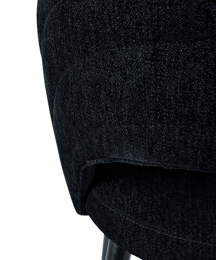 Abierto Black 102200 nanci fabric dining chair