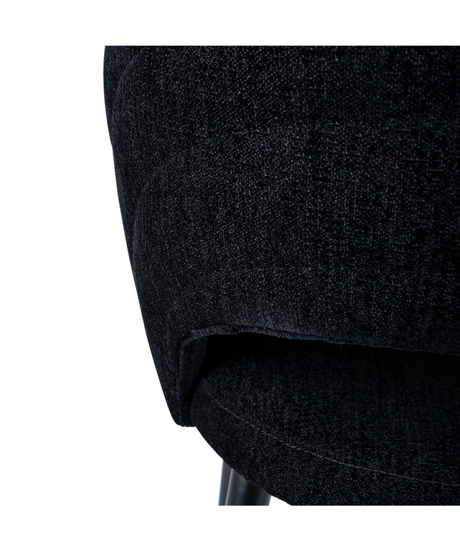 Abierto Black 102200 nanci fabric dining chair