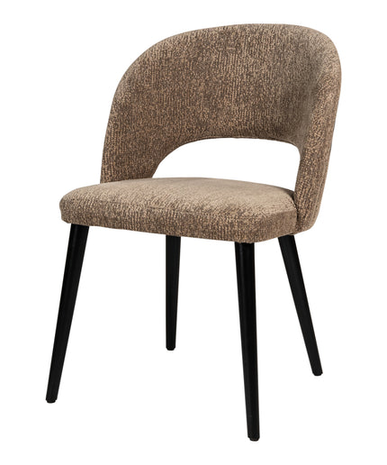 Abierto Taupe 9804 nanci fabric dining chair