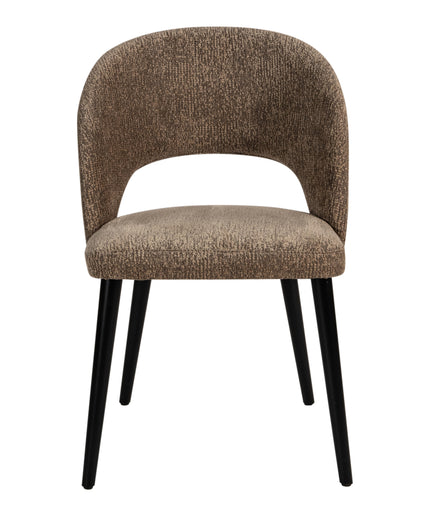 Abierto Taupe 9804 nanci fabric dining chair
