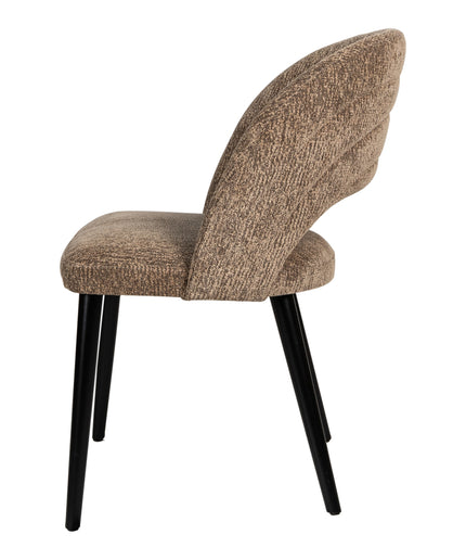 Abierto Taupe 9804 nanci fabric dining chair