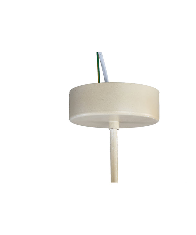 Aisling Pink rattan hanging lamp drop shape
