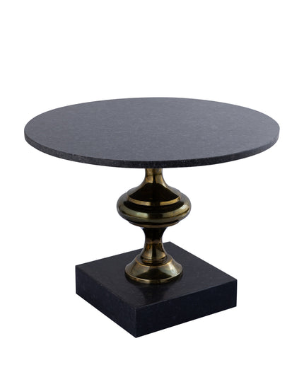 Alano Black Marble coffee table alu gold table leg