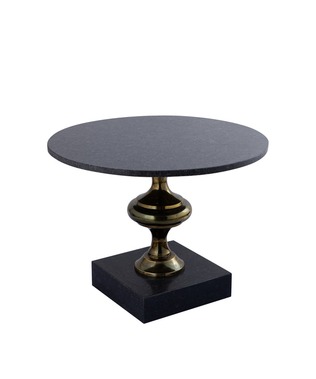 Alano Black Marble coffee table alu gold table leg