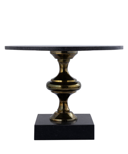 Alano Black Marble coffee table alu gold table leg