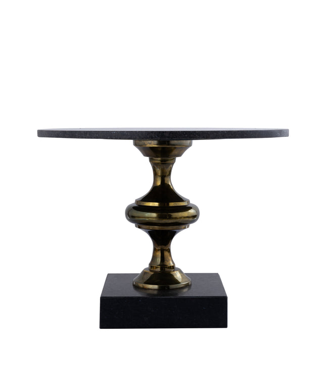 Alano Black Marble coffee table alu gold table leg