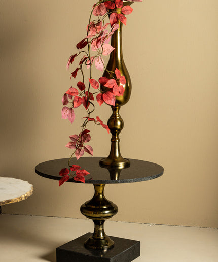 Alano Black Marble coffee table alu gold table leg