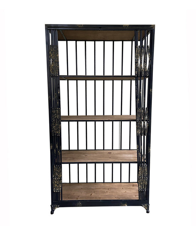 Alivator cabinet metal and wood shelf