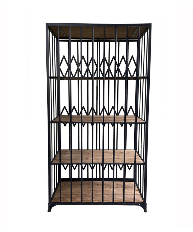 Alivator cabinet metal and wood shelf