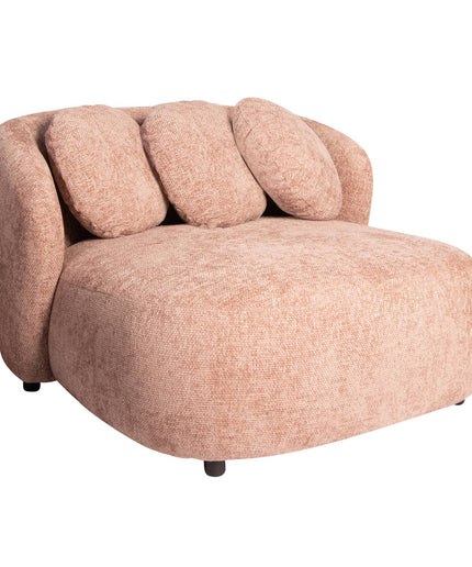 Aphrodite Pink loveseat legacy 14 flamingo fabric