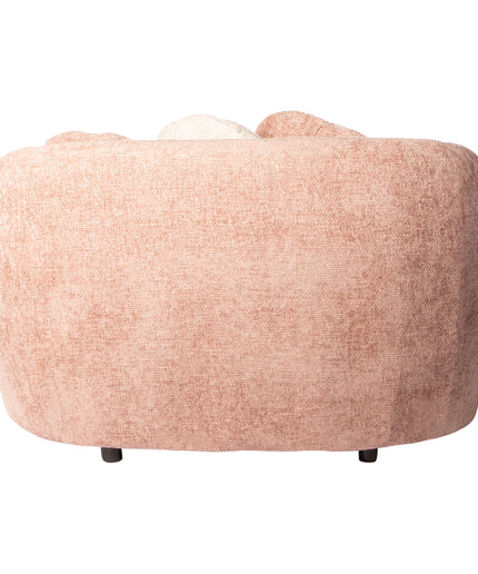 Aphrodite Pink loveseat legacy 14 flamingo fabric