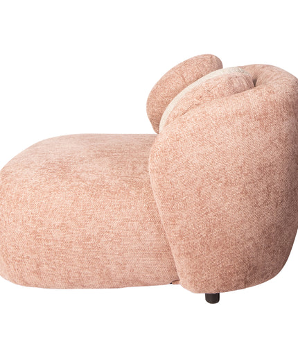 Aphrodite Pink loveseat legacy 14 flamingo fabric