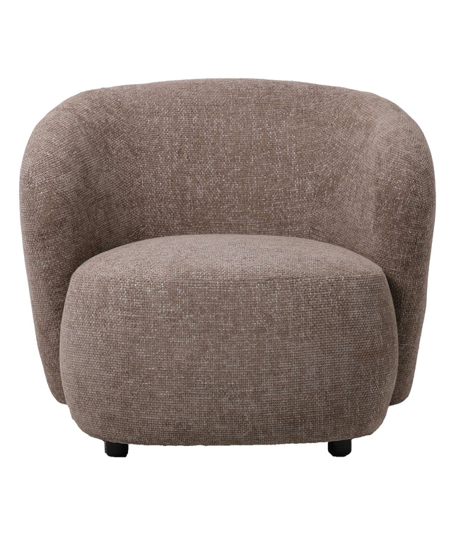 Aphrodite Taupe fauteuil legacy 3 mink fabric
