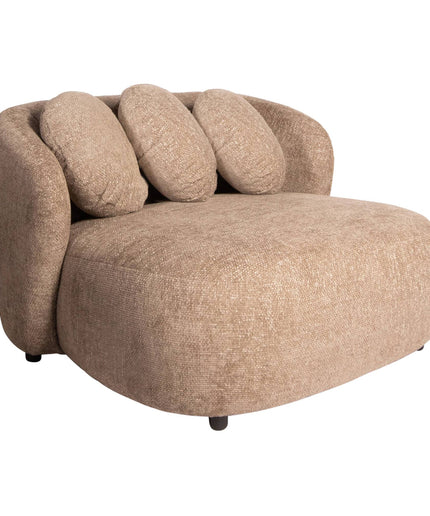 Aphrodite Taupe loveseat legacy 3 mink fabric