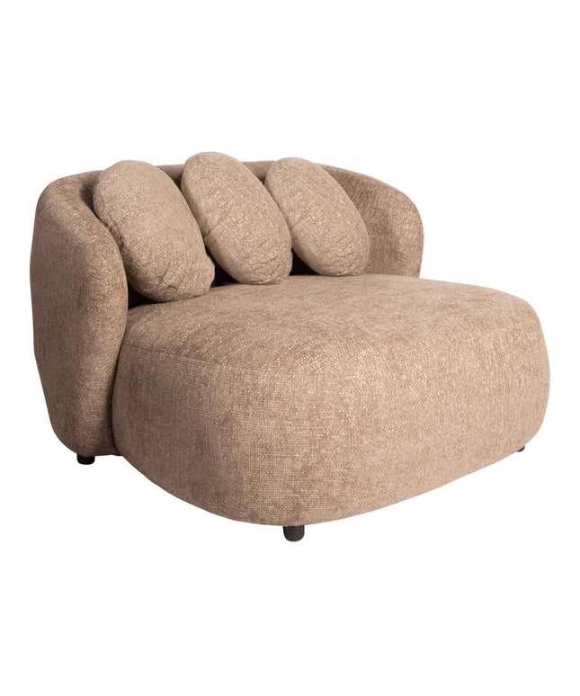 Aphrodite Taupe loveseat legacy 3 mink fabric