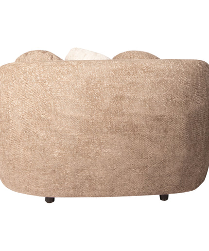 Aphrodite Taupe loveseat legacy 3 mink fabric