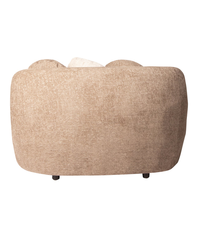 Aphrodite Taupe loveseat legacy 3 mink fabric