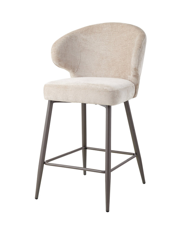 Ares Cream bar chair aphrodite 3 beige clay leg