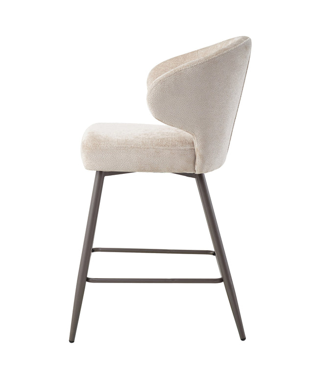 Ares Cream bar chair aphrodite 3 beige clay leg