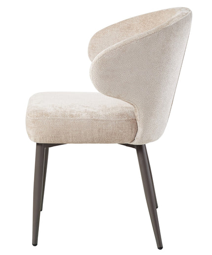 Ares Cream dining chair aphrodite 3 beige clay leg