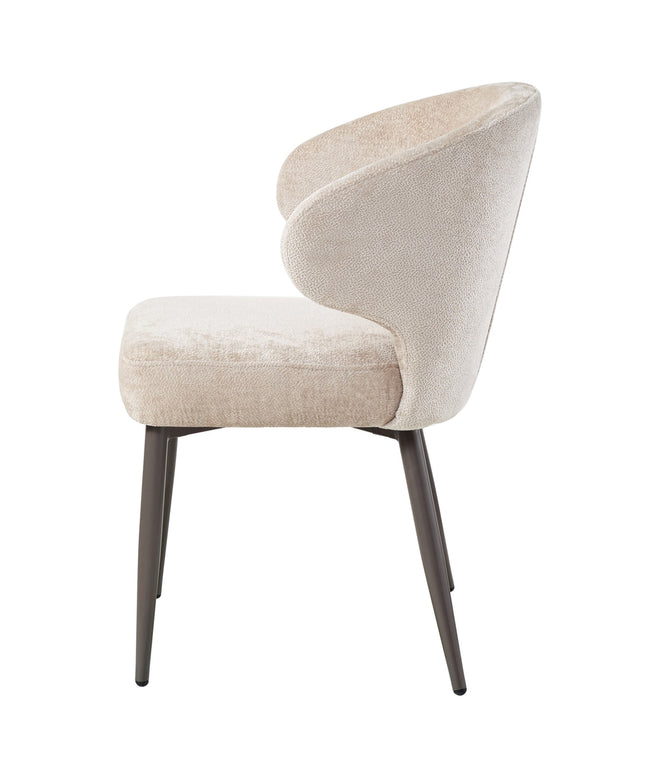 Ares Cream dining chair aphrodite 3 beige clay leg