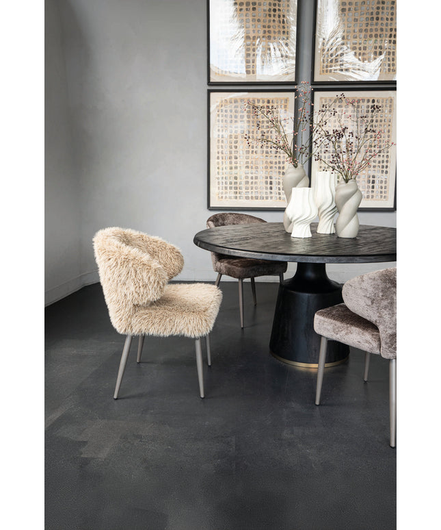 Ares Dining Chair Hair Beige