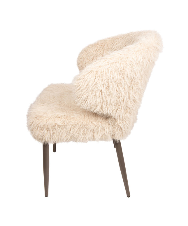 Ares Dining Chair Hair Beige