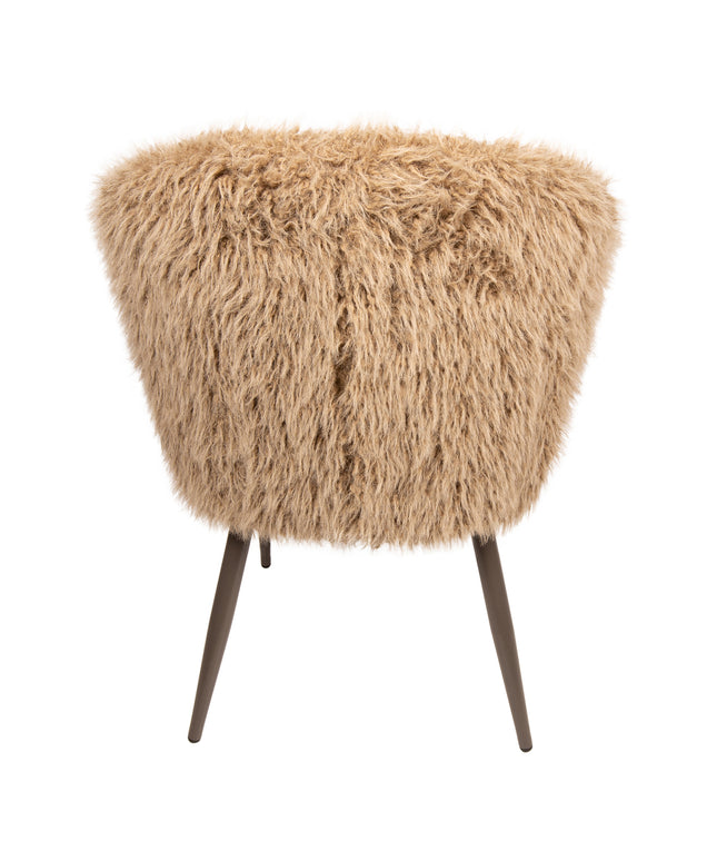 Ares Dining Chair Hair Brown