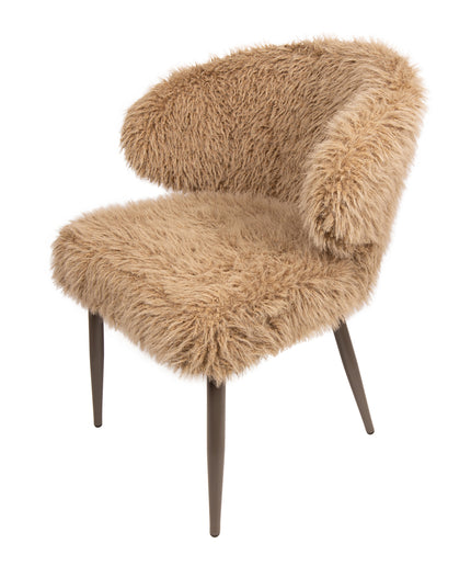 Ares Dining Chair Hair Brown