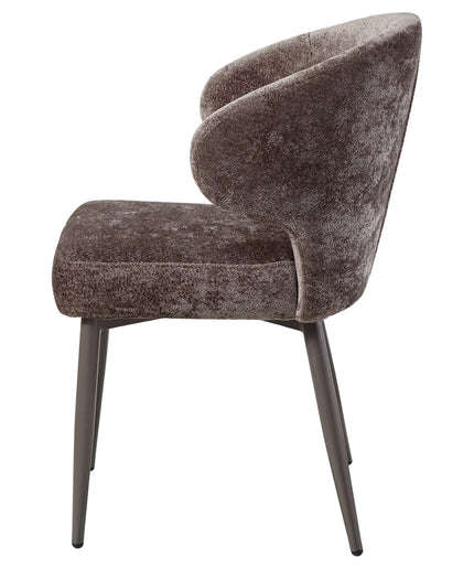 Ares Grey dining chair aphrodite 7 mocco clay leg