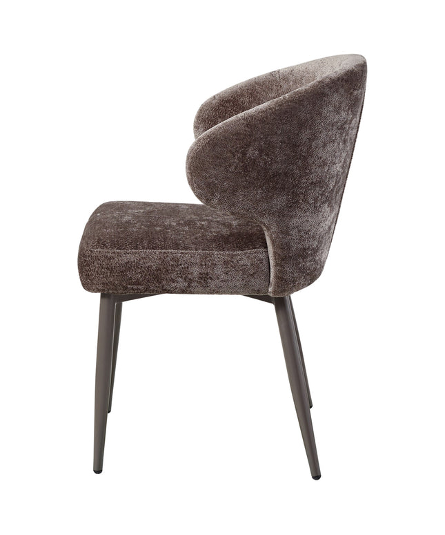 Ares Grey dining chair aphrodite 7 mocco clay leg