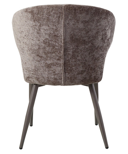 Ares Grey dining chair aphrodite 7 mocco clay leg