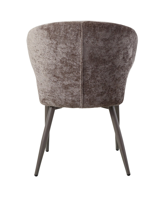 Ares Grey dining chair aphrodite 7 mocco clay leg