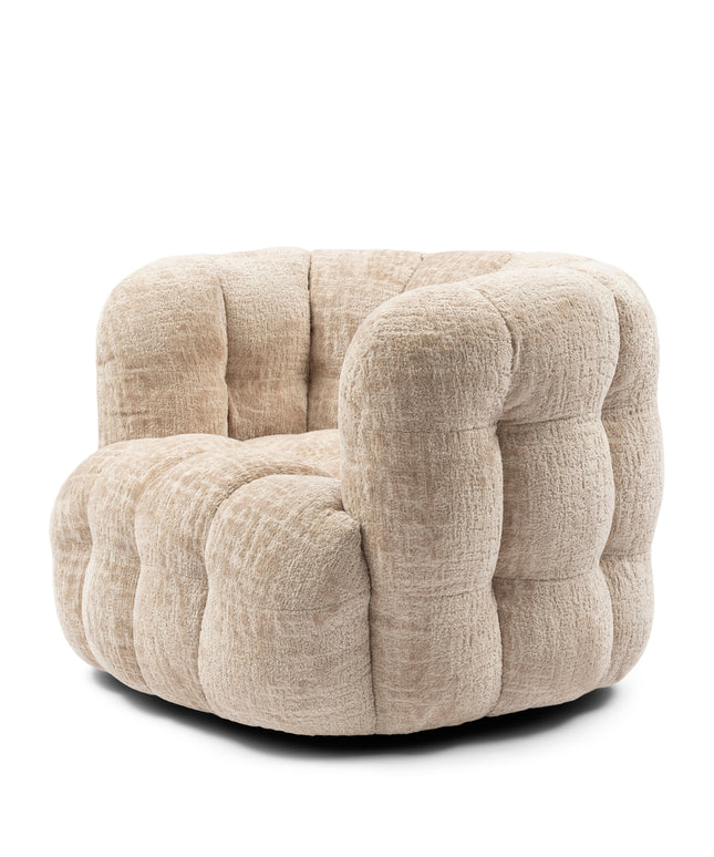 Arosa Swivel Armchair Natural