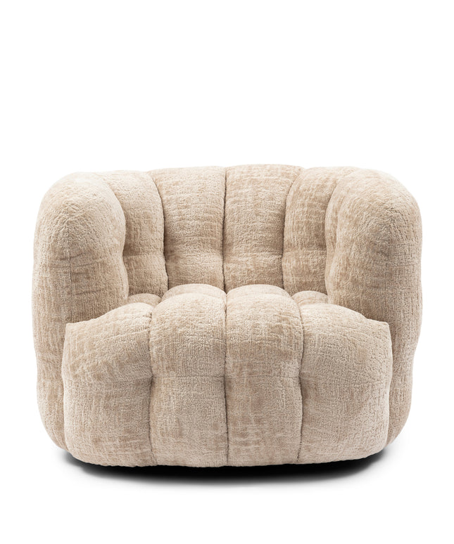 Arosa Swivel Armchair Natural