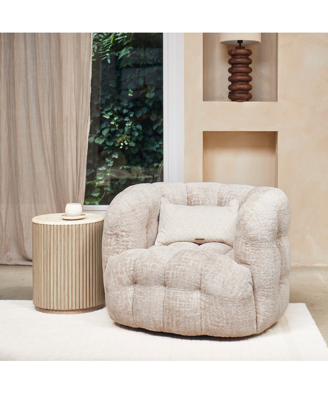 Arosa Swivel Armchair Natural