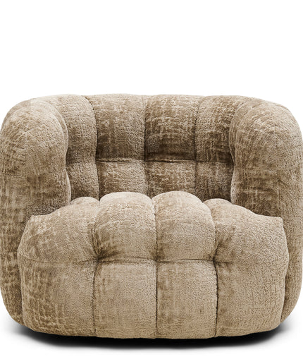Arosa Swivel Armchair Taupe