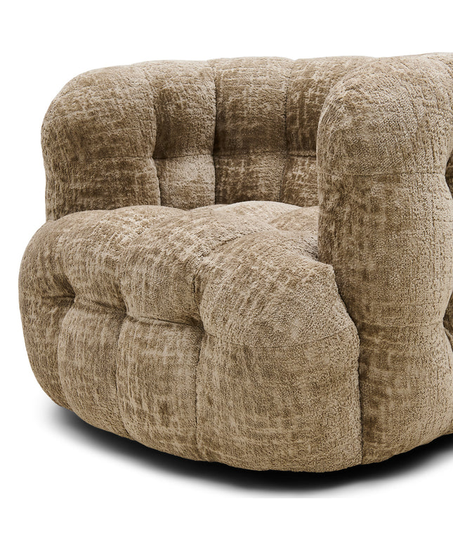 Arosa Swivel Armchair Taupe