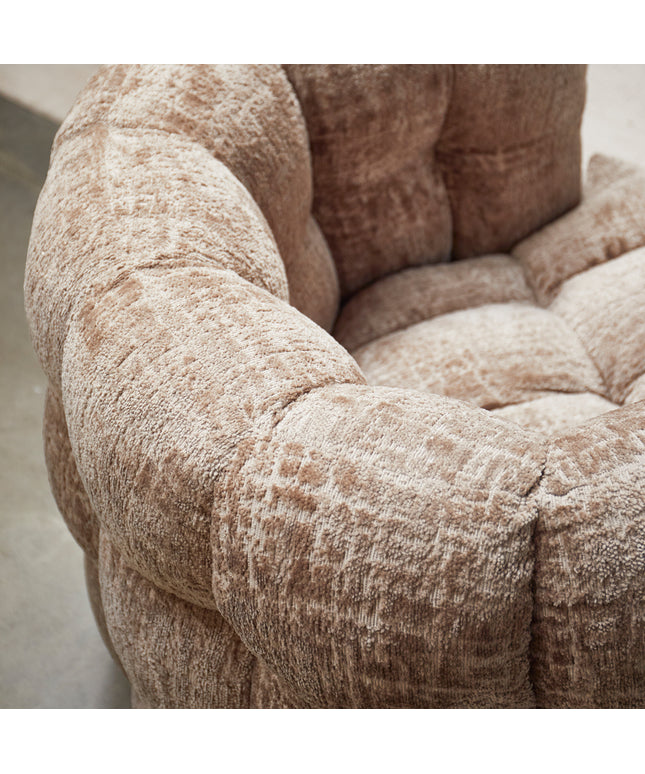 Arosa Swivel Armchair Taupe