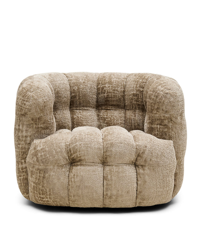 Arosa Swivel Armchair Taupe